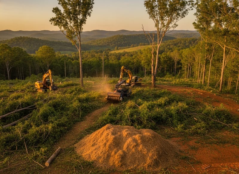 Land Clearing performed by Melville Arborist in the Melville
