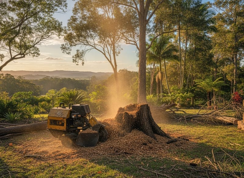 Stump Grinding performed by Melville Arborist in the Melville